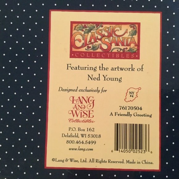 Ned Young  Snowman Figurine - Picture 4 of 4